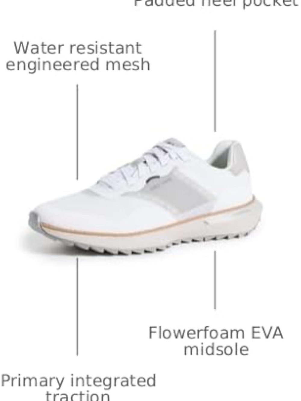 Cole Haan White  grandpo Ashland golf and Light Gray golf